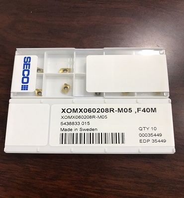 XOMX060208R-M05,F40M-Mũi dao phay