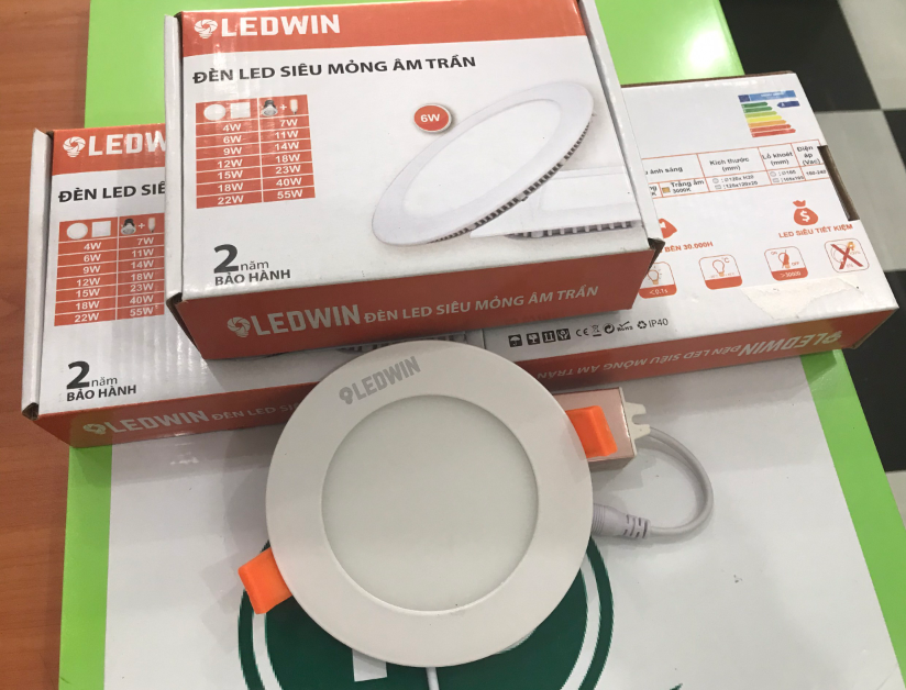 LD010066-Đèn led ốp trần siêu mỏng